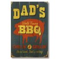 Wile E. Wood Wile E. Wood WDWB1420 14 x 20 Dads BBQ Wood Art WDWB1420